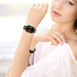 Διαμαντένιο βραχιόλι για Xiaomi Smart Band 8 Pro, Μαύρο