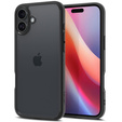 θήκη Spigen για iPhone 16 Plus, Ultra Hybrid, μαύρη + μετριασμένο γυαλί 9H