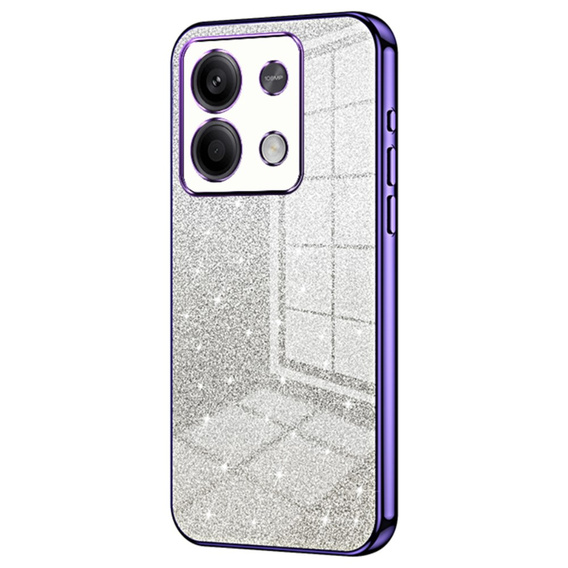 Θήκη για Xiaomi Redmi Note 13 5G, Glitter Case CamShield, μωβ