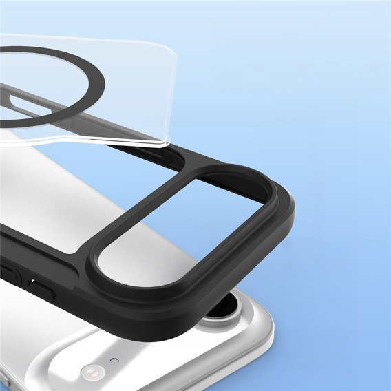 Θήκη Dux Ducis για iPhone Air, Skin X Pro, με πτερύγιο, για MagSafe, μαύρο