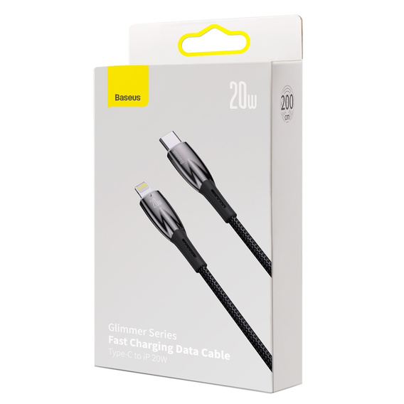 Καλώδιο Baseus Glimmer USB-C σε Lightning 20W 2m για iPhone
