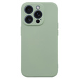 Θήκη για iPhone 15 Pro Max, Silicone Lite, πράσινη