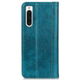 Θήκη για Sony Xperia 10 V, Wallet Litchi Leather, πράσινη