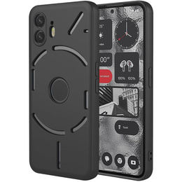 Θήκη για Nothing Phone 2, Silicone Lite, μαύρη