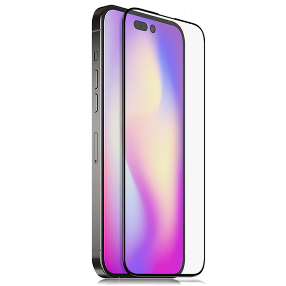 Μετριασμένο γυαλί 3D για iPhone 14 Pro, μαύρη