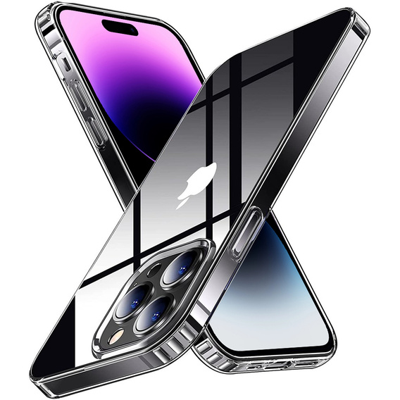 Θήκη για iPhone 14 Pro, Fusion Hybrid, διαφανής