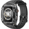 Λουράκι σιλικόνης με θήκη για Apple Watch 1/2/3/4/5/6/7/8/9/10/SE/Ultra/Ultra 2 42/44/45/49MM