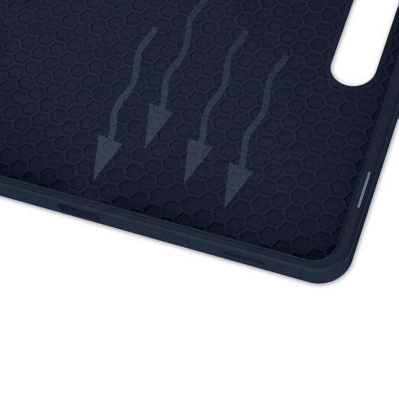 Θήκη για Samsung Galaxy Tab S10 FE+ Plus, Smartcase με χώρο για γραφίδα, σκούρο μπλε