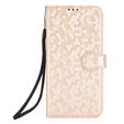 θήκη πτερύγιο για Motorola Moto G86 Power 5G, Wallet Rhombus, χρυσή