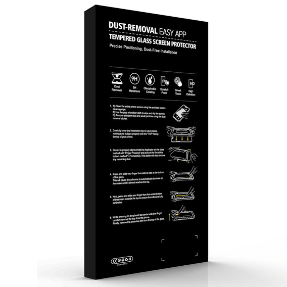 Γυαλί ERBORD με εφαρμοστή για iPhone 17 Pro