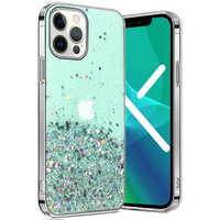 Θήκη για iPhone 13 Pro, Glittery, πράσινη