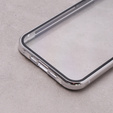 θήκη για το iPhone 13, Magnetic Dual Glass, ασημένια