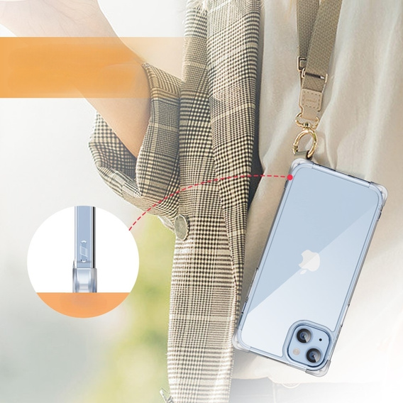 Θήκη για iPhone 13, ERBORD CornerShield, διαφανής