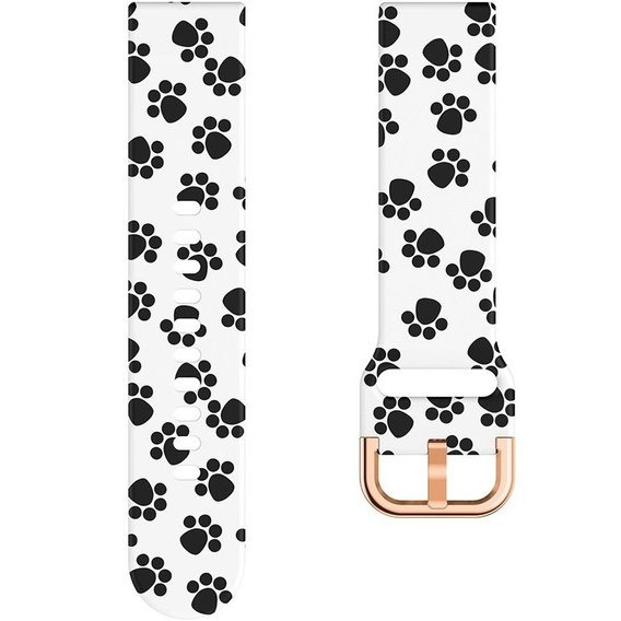 Pasek Silikonowy uniwersalny 22mm, Paw