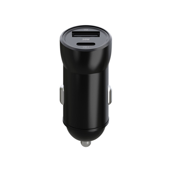 Maxlife φορτιστής αυτοκινήτου PD/QC 20W με καλώδιο USB-C – USB-C 60W για smartphone, tablet, συσκευές πλοήγησης και άλλες συσκευές με USB/USB-C
