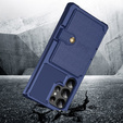 Θήκη για Samsung Galaxy S24 Ultra Card Holder Kickstand, Card Holder Kickstand, μπλε