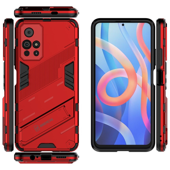 Θήκη για Xiaomi Poco M4 Pro 5G / Note 11S 5G, Military kickstand, μπλε
