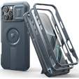Θωρακισμένη θήκη για iPhone 16 Pro Max, Dexnor CamProtect MagSafe, μπλε (Δύο πλαίσια)