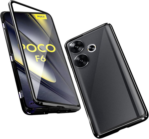 Θήκη για Xiaomi Poco F6, Frame Case, μαύρη