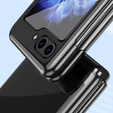 Θήκη για Samsung Galaxy Z Flip7 FE / Z Flip6, PC Case, διαφανής / μαύρη
