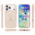 Θήκη για iPhone 17 Pro Max, για MagSafe, με λάμψη - ημιδιαφανές χρυσό