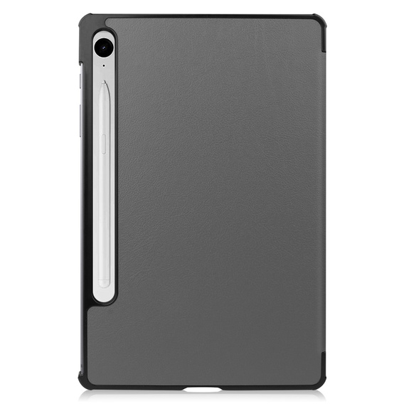 Θήκη για Samsung Galaxy Tab S9 FE, τρίπτυχη, γκρι