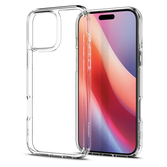 θήκη Spigen για iPhone 16 Pro, Ultra Hybrid, διαφανής + μετριασμένο γυαλί 9H