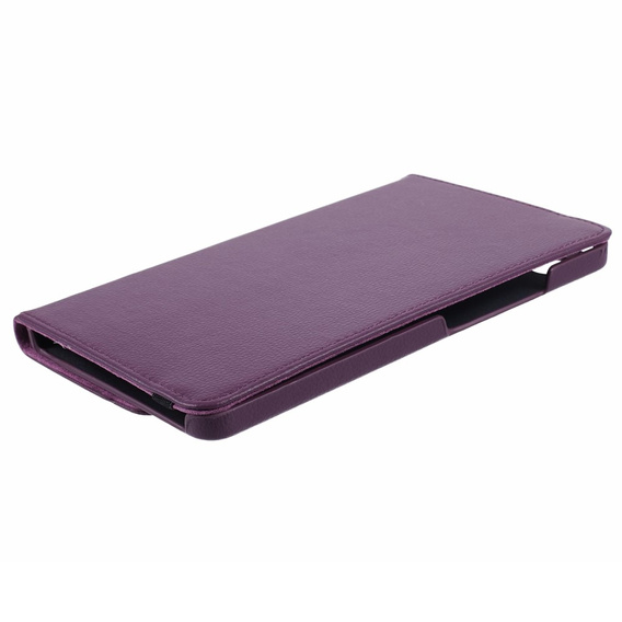 Θήκη για Samsung Galaxy Tab A9 TB330FU 10.95", Περιστρεφόμενη 360, μωβ