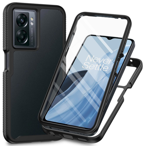 Θήκη για Oppo A57s, Shockproof, με μεμβράνη, μαύρη