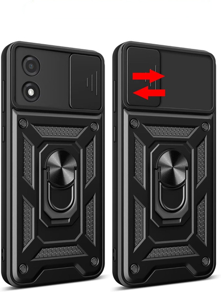 Θήκη για Realme Note 50, CamShield Slide, μαύρη