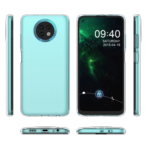 Λεπτή θήκη για Xiaomi Redmi Note 9T 5G, Slim, διαφανής