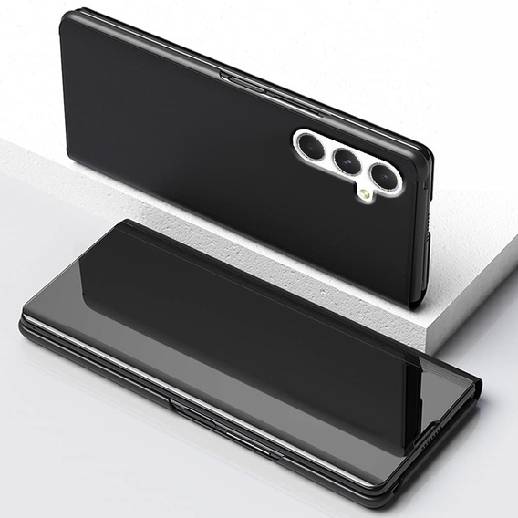 Θήκη για Samsung Galaxy A54, Clear View, μαύρη