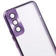 Θήκη για Samsung Galaxy S21, Magnetic Dual Glass, μωβ