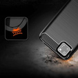 Θήκη για Huawei Y5P, Carbon, μαύρη