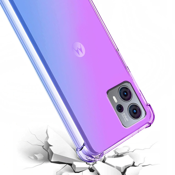 θήκη για το Motorola Moto G23 / G13 4G, Gradient Dropproof, Μωβ / μπλε
