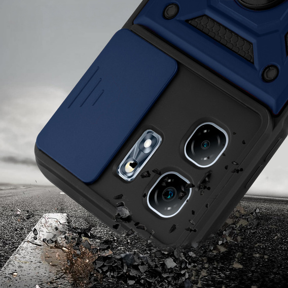 Θήκη για Infinix Hot 50i 4G, CamShield Slide, μπλε
