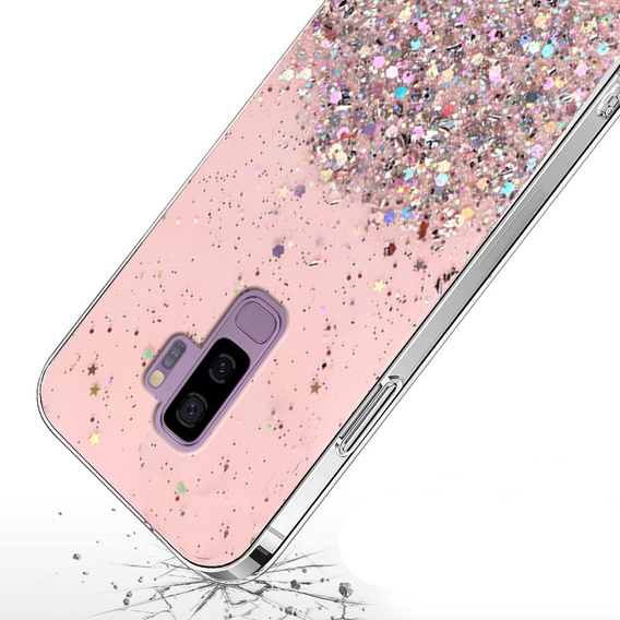 Θήκη για Samsung Galaxy S9+ Plus, Glittery, ροζ