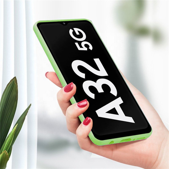 Θήκη για Samsung Galaxy A32 5G, Silicone Lite, πράσινη