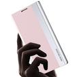 Θήκη με πτερύγιο για Xiaomi 12 Pro, Side Magnetic, ροζ