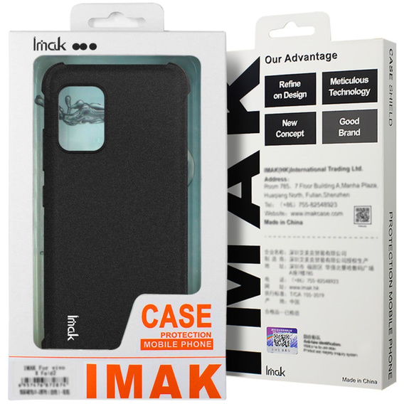 IMAK Θήκη για Motorola Edge 50 Fusion 5G, Dropproof, μαύρη