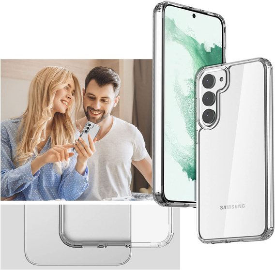 Θήκη για Samsung Galaxy S23, Fusion Hybrid, διαφανής