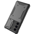 θήκη για το Samsung Galaxy A55, ERBORD Rugged Case, μαύρο (δύο πλαίσια)