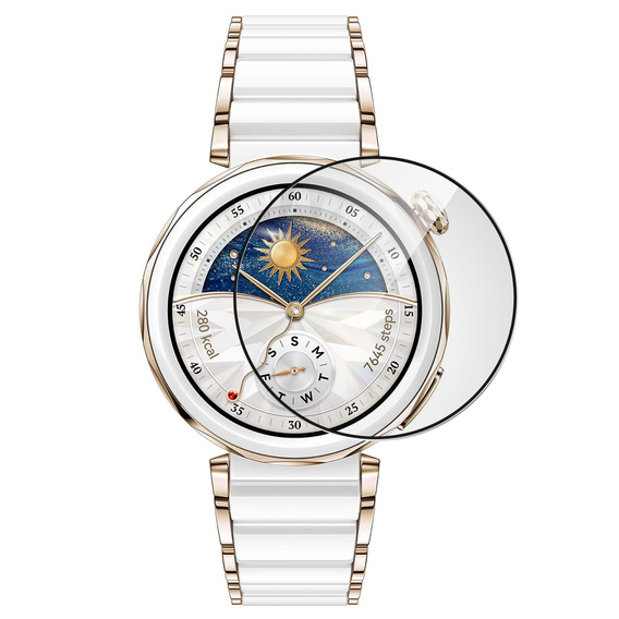 2x υβριδικό γυαλί ERBORD για Huawei Watch GT 5 Pro 42mm