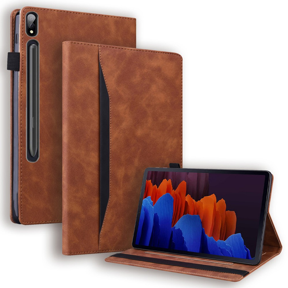 θήκη για Samsung Galaxy Tab S10 FE+ Plus, Classic, με υποδοχή γραφίδας, μαύρη