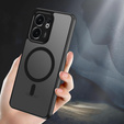Θήκη για Oppo Reno 13F / Oppo Reno 13FS, για MagSafe, ERBORD Μatt Case, μαύρη