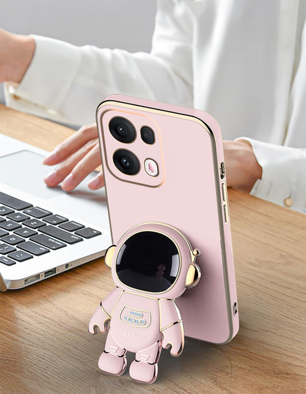 Θήκη για Oppo Reno 13 Pro, Astronaut, ροζ