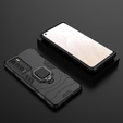 Θήκη για Realme GT Explorer Master, Kickstand Ring, μαύρη