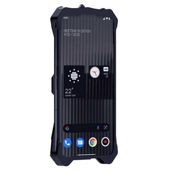 Θωρακισμένη θήκη για Nothing Phone (1) 5G, Aluminum Alloy, μαύρη