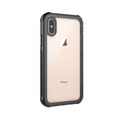 Θήκη για iPhone X / XS, Shockproof, με μεμβράνη, μαύρη