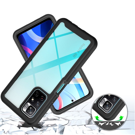 Θήκη για Xiaomi Poco M4 Pro 5G / Redmi Note 11S 5G, Shockproof, με μεμβράνη, μπλε